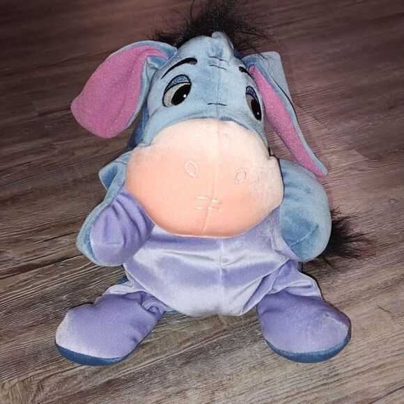 Disney Fisher Price 2001 Soft N Silly Eeyore Vintage - Picture 1 of 6